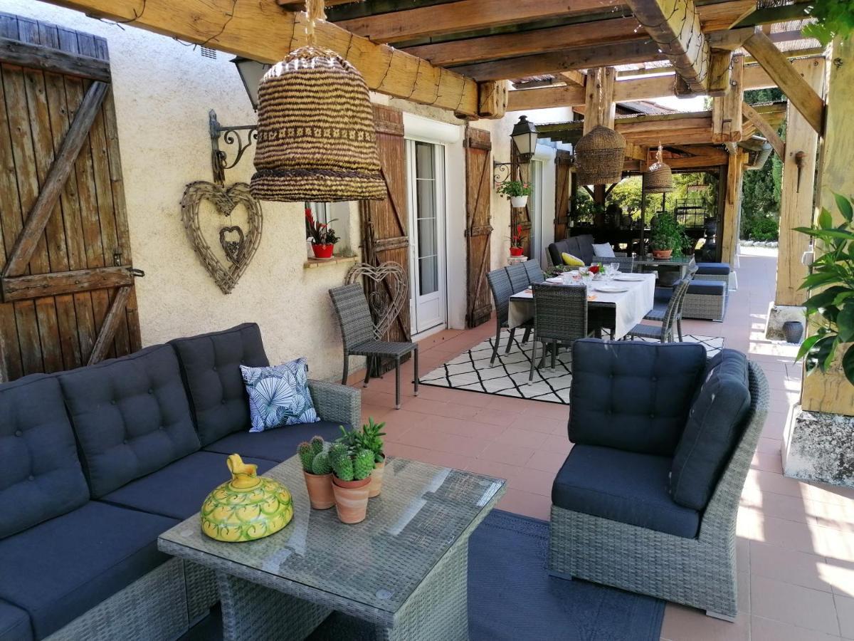 Villa Les Hauts Vallons Puylaroque エクステリア 写真